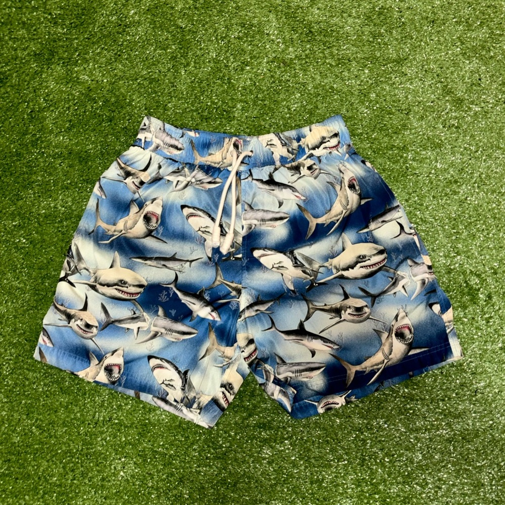 Palm Angels Sharks Swim Shorts ‘Blue’